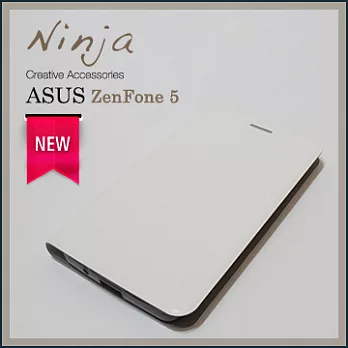 【東京御用Ninja】新款ASUS ZenFone 5經典瘋馬紋保護皮套（白色）