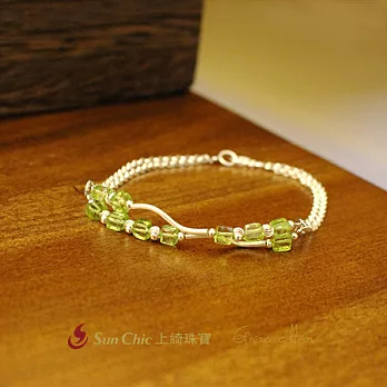 《上綺珠寶》Grace Chen-生命靈數橄欖綠9號-橄欖石手鍊