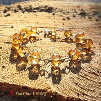 《上綺珠寶》Grace Chen-生命靈數晶黃4號-黃水晶手鍊
