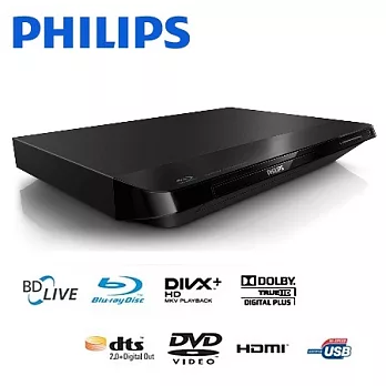 PHILIPS 飛利浦藍光DVD播放機 BDP2100 (附贈HDMI線)