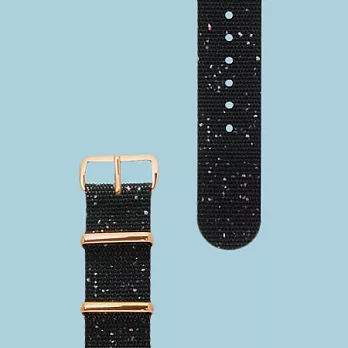 HYPERGRAND - ACID DUST NATO STRAP迷幻星塵軍用錶帶 (玫瑰金/銀)玫瑰金釦