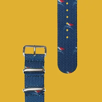 HYPERGRAND - RAVEN MAVERICK NATO STRAP軍用錶帶 (銀)