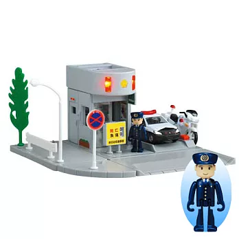 TOMICA☆新城鎮-派出所(附人偶不含小汽車)