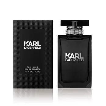 【KARL LAGERFELD】卡爾同名時尚男性淡香水50ml+品牌針管