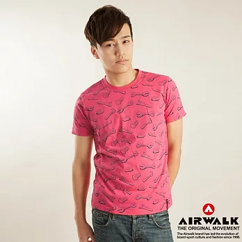 【美國 AIRWALK】個性工具圓領Tee-男M魔力桃