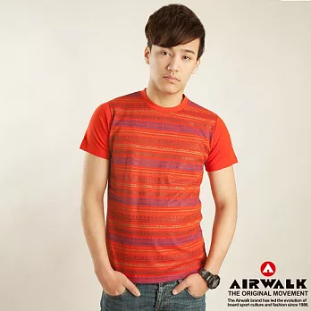 【美國 AIRWALK】終於自我圓領Tee-男M深橘色
