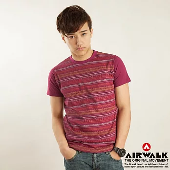 【美國 AIRWALK】終於自我圓領Tee-男M深紫色