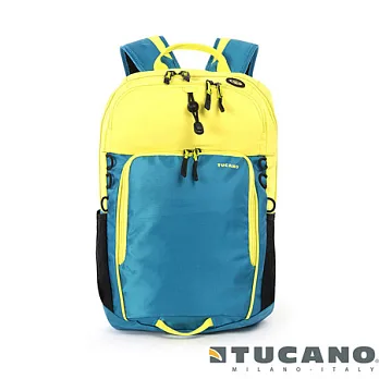 Tucano TECH YO 15.6 吋悠遊休閒電腦後背包黃藍色