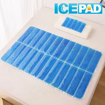 【ICE PAD】第五代極冷冰晶珠冷凝墊-枕墊Sx1+床墊Lx1(共9KG)
