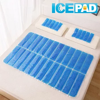 【ICE PAD】第五代極冷冰晶珠冷凝墊-枕墊Sx4+床墊Lx2(共20KG)