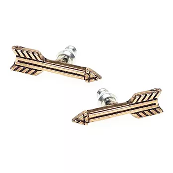 House of Harlow 1960 古董箭造型金色耳環 Antiqued Arrow Stud Earrings