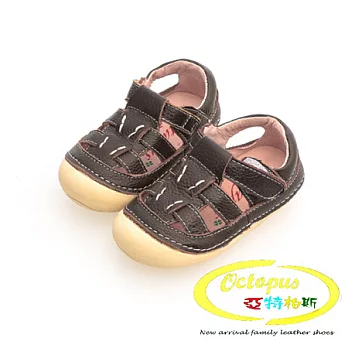 Octapus貴族學園手工牛皮寶寶鞋-百搭咖3百搭咖