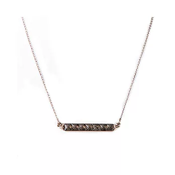 House of Harlow 1960 平衡骨鑲幸運7茶水晶玫瑰金項鍊 Seer’s Necklace in Rose Gold