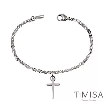 TiMISA 《信仰十字》純鈦手鍊