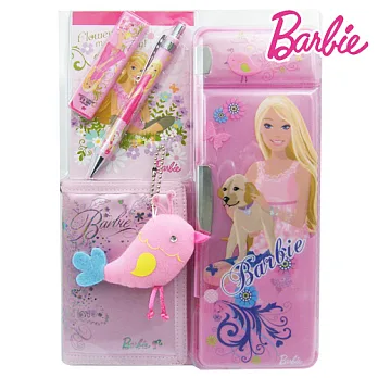 【芭比Barbie】芭比屋形禮盒-粉紅
