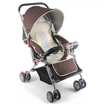 BabyBabe加寬全罩平躺輕便車(咖啡)咖啡