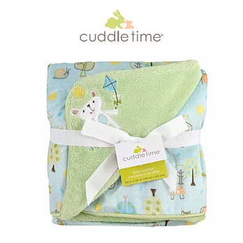 【美國cuddletime】多用途寶寶攜帶柔舒毯綠野鄉風