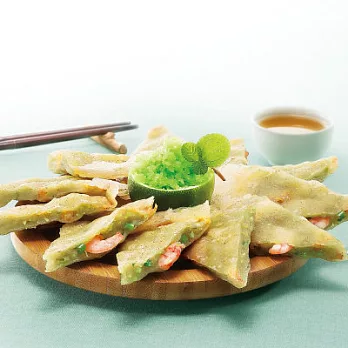 【阿旺澄】月亮蝦餅(口味:哇沙米*4片)