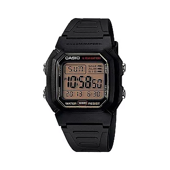 CASIO 持久力的大賽輝煌史運動液晶腕錶-W-800HG-9A