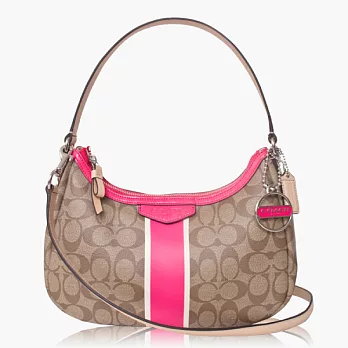 COACH 經典款復刻造型肩背兩用包_卡其/桃色