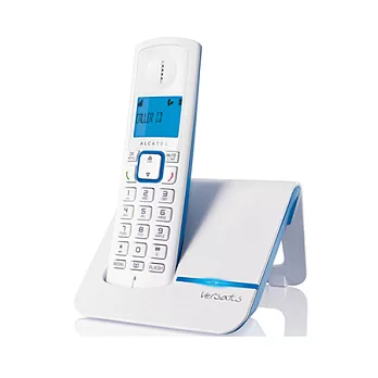 阿爾卡特 Alcatel Versatis F200 數位室內無線電話-藍色(M-ALC-F-200B)藍色