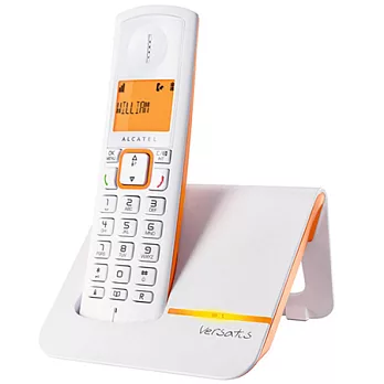 阿爾卡特 Alcatel Versatis F200 數位室內無線電話-橘色(M-ALC-F-200G)橘色