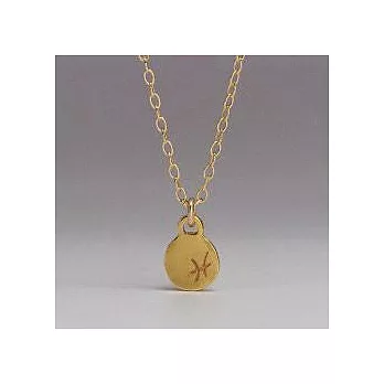 GORJANA 美國品牌 Pisces Necklace 雙魚座 項鍊 925純銀鑲18K金