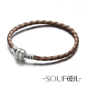 【SOUFEEL charms】英倫皮革手鍊(雙色)L20cm