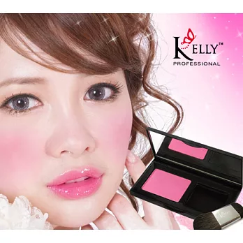 【KELLY彩妝】美肌立體腮紅餅蕊(不含空盒)-玫瑰嫩粉