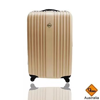 Gate9五線譜系列ABS霧面旅行箱/行李箱20吋20吋金色