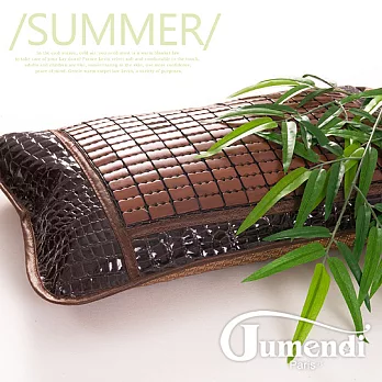 【Jumendi-黑鑽系列】頂級冰涼碳化麻將茶枕-1入