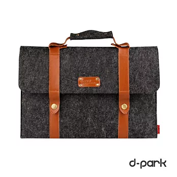 【d-park】macbook 11/13吋 羊毛保護套深灰