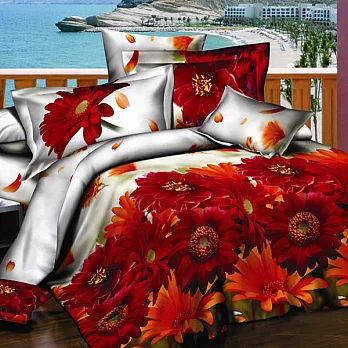 GALATEA《初戀情懷》台製雙人四件式磨毛床包被套組