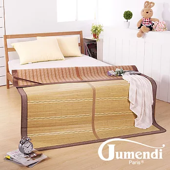 【Jumendi-冰涼系列】頂級天然原色兩用鏡面蓆-雙人