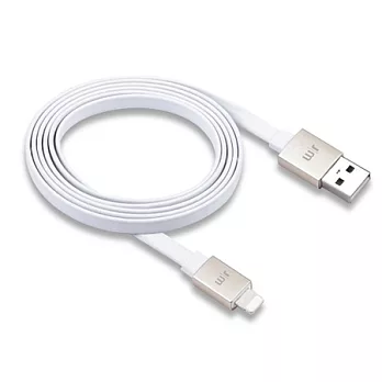 AluCable Flat™扁型鋁質傳輸線(120cm、白金)
