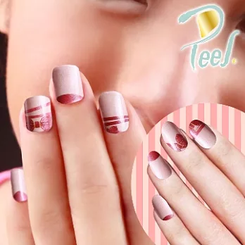 Peel 晶瓷護膜美甲貼-甜美法式系列(情人禮物)