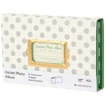 FUJIFILM instax mini 拍立得底片專用 精緻相本【圖案款】/點點款