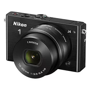 Nikon J4 10-30mm 變焦鏡組(公司貨)+SDHC32G+大吹球清潔組+拭鏡筆+保護鏡+相機包+HDMI+原廠腳架-黑色