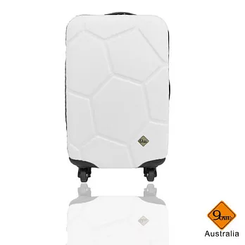 Gate9 經典世紀足球系列ABS輕硬殼行李箱20吋白色