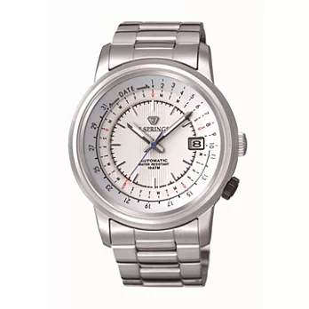 【J.SPRINGS】Modern-Classic自動上鍊機械錶款 (銀/白 JSBEA010)