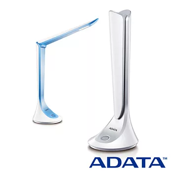 威剛 ADATA 8W 鬱金香造型 LED 檯燈 白藍/白銀白藍