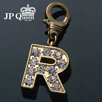【JP Queen New York】訂製典藏系列-愛情生日密碼鑽飾墜飾-數字R2銀色