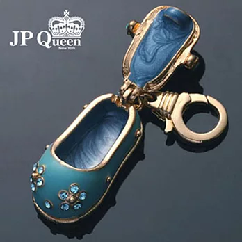【JP Queen New York】粉藍鑽石娃娃鞋墜飾2銀色
