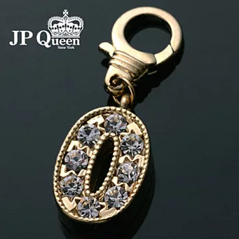 【JP Queen New York】訂製典藏系列-愛情生日密碼鑽飾墜飾-數字o2銀色