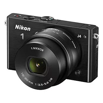 Nikon J4 10-30mm 變焦鏡組(公司貨)+32G+專用電池+相機包+大吹球清潔組+拭鏡筆-黑色