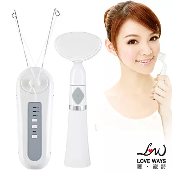 【COTA】第二代-電動除毛挽臉機 加贈Love Ways 羅崴詩 深層美肌洗臉機/洗臉刷