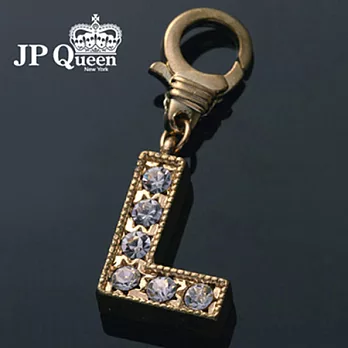 【JP Queen New York】訂製典藏系列-愛情生日密碼鑽飾墜飾-數字L2銀色