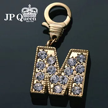 【JP Queen New York】訂製典藏系列-愛情生日密碼鑽飾墜飾-數字M2銀色