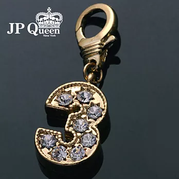 【JP Queen New York】訂製典藏系列-愛情生日密碼鑽飾墜飾-數字32銀色