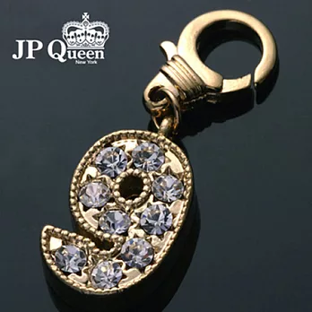 【JP Queen New York】訂製典藏系列-愛情生日密碼鑽飾墜飾-數字92銀色